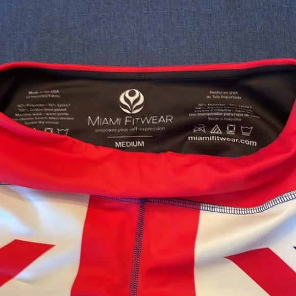 KALI GIRL POWER (UK FLAG) 7/8 Size M LEGGING (Miami Fit Wear) - Picture 3 of 7